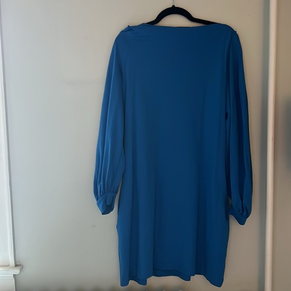 Adorable Cobalt Blue Designer Dorothee Schumacher Dress WITH POCKETS - Picture 6 of 6